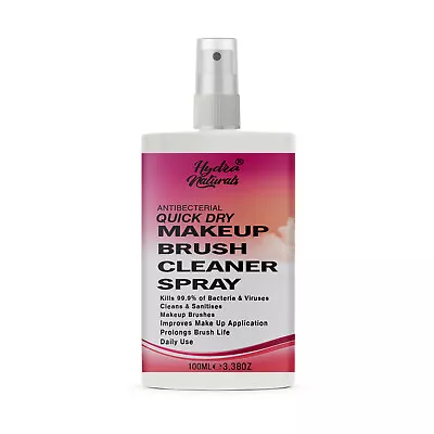 Professional Makeup Brush Quick Dry Cleaner / Sterilizing Liquid Spray 100ml • £4.49