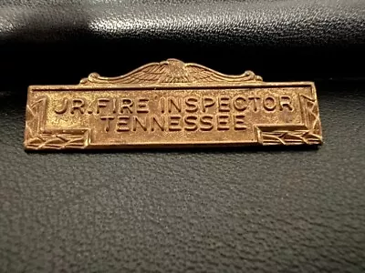 Vintage Jr Fire Inspector Tennessee Badge • $4.95