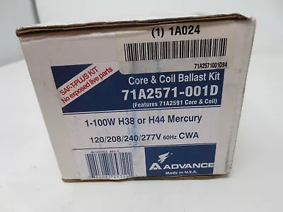 Advance Core And Coil Ballast Kit 71A2571-001D 1-100W H38/H44 Mercury • $55