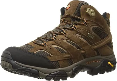 Merrell J06051 Men's Moab 2 Mid Waterproof Hiking Boot Earth 10 • $79.99