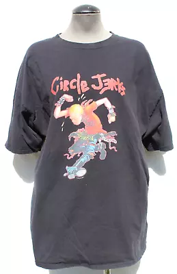 Vintage Circle Jerks Shawn Kerri Comic Punk Shirt Black Flag Band Skate 2XL • $79.99