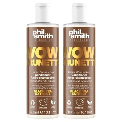 £9.99 • Buy 2x Phil Smith Wow! Brunette Colour Illuminating Conditioner 300ml