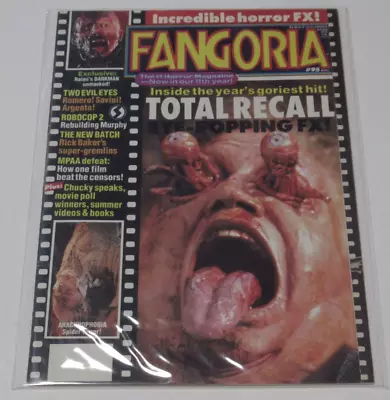 Fangoria Horror Magazine #95 1990 Total Recall Darkman Robocop 2 Two Evil Eyes • $12