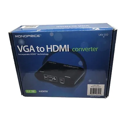 Monoprice LKV-350 VGA To HDMI Converter New  • $24.99