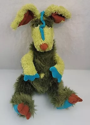 Manhattan Toy Galoompagalot Trilby Monster Dragon Plush Green Blu Stuffed Animal • $23.19