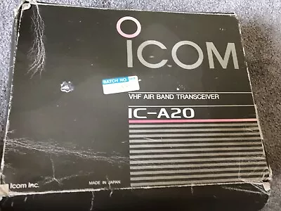 ICOM Navicom IC-A20 VHF Air Band Transceiver Radio Handheld (read Description) • £129.95