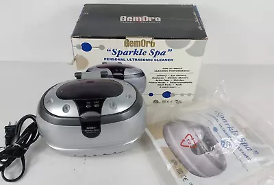 Gemoro Sparkle Spa Model SS-1780 Ultrasonic Jewelry Cleaner Tested 1 Pint • $26