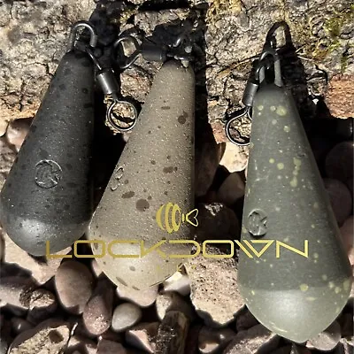 Dumpy Distance Leads. 2oz Up To 4oz. Pack Of 5. Weed Green Camo Brown Silt • £8.89