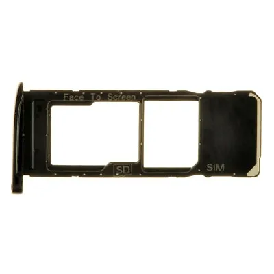 SIM Micro SD Card Tray Single For Motorola Moto G7 G7 Plus Black Replacement • $5.99