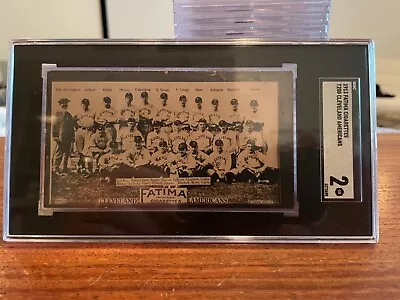 1913 Fatima Cigarettes T200 -  SHOELESS  JOE JACKSON/NAP LAJOIE* SGC 2 GD!!! • $2992.50