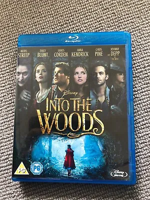 Into The Woods Blu-ray Disney Anna Kendrick Meryl Streep Like New 1stPress R:abc • £3.35