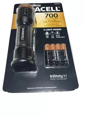 Duracell Infinity X1 700 Lumens Focusing LED Flashlight Heavy Duty Compact • $19.95