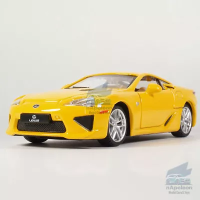 1:32 Lexus LFA Model Car Alloy Diecast Toy Vehicle Collection Kids Gift Yellow • $31.55