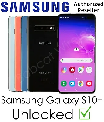 $259 • Buy Samsung Galaxy S10+ Plus Sprint ATT T-Mobile Verizon Factory Unlocked - Open Box