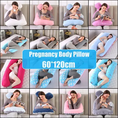 $14.99 • Buy U Shaped Pregnancy Pillow Full Body Pillow For Pregnant Women Sleeping, 60*120cm