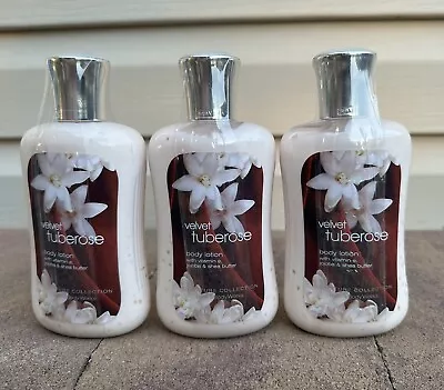 Bath Body Works Velvet Tuberose Lotion X 3 Lot Sealed • $159.99