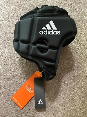 Adidas D30 Soft Shell Helmet - Football - Rugby - Black - Size Medium - NWT • $19.99
