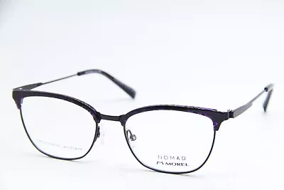 New Morel Nomad 40105n Np10 Black Purple Authentic Eyeglasses 54-18 • $97.01