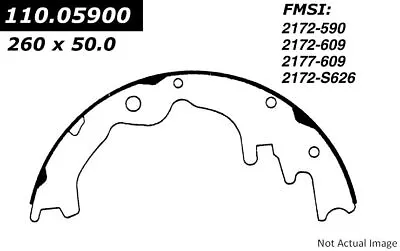 Centric Drum Brake Shoe For B2600 MPV 111.05900 • $52.17