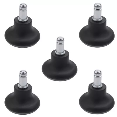 5Pcs Bell Glides Replacement Office Chair Wheels Stopper Office Chair Swivel CL8 • $14.97