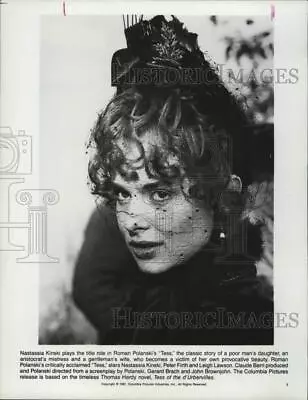 1981 Press Photo Actress Nastassia Kinski Stars In The Movie  Tess  - Lrp09285 • $19.99