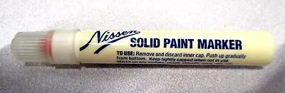 Nissen (00302) 5/16  Medium Bullet Tip Red Solid Marker Paint Crayon - 2 QTY • $19.95
