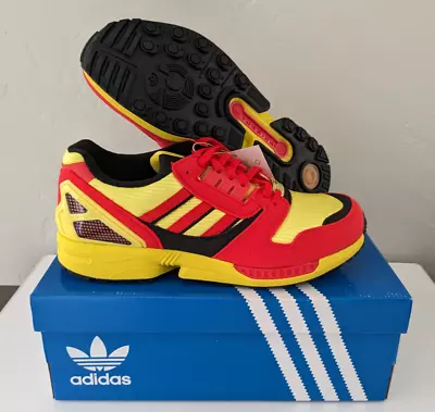 Adidas ZX 8000 Bring Back Germany Yellow Red Black GY4682 Men's Shoe Size 10 • $159.95