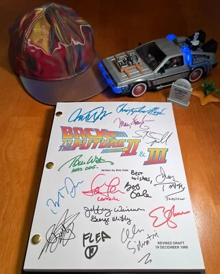 £24.17 • Buy Back To The Future Part II & III Script Cast-Signed - Autograph Reprints