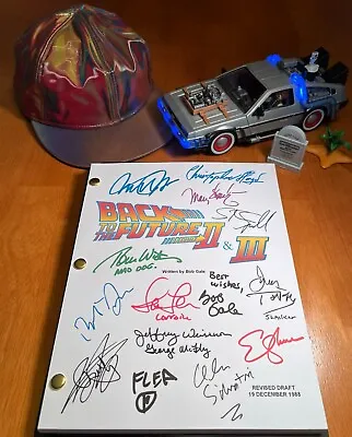 Back To The Future Part II & III Script Cast-Signed - Autograph Reprints • $24.99