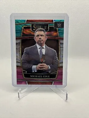 MICHAEL COLE Tri Color Prizm Refractor 2022 Select WWE #100 Smack Down • $1.91