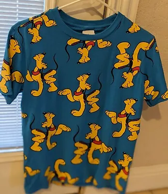 $12.75 • Buy Mickey & Co. Blue Pluto XXS Tshirt Men's Disney Vacation