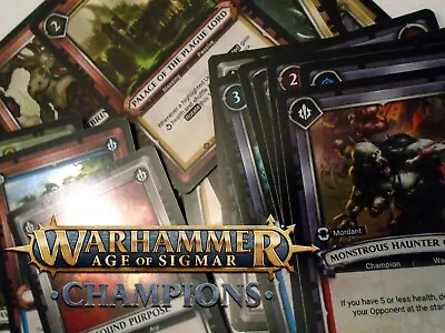 Warhammer Age Of Sigmar Champions TCG - Savagery - Unclaimed - Foil Cards • £2.49