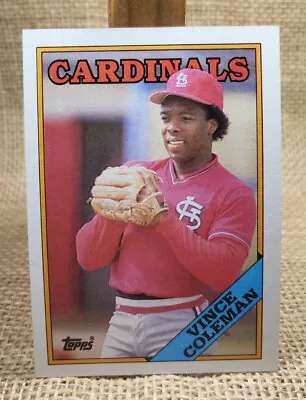 1988 Topps Vince Coleman Baseball Card #260 Cardinals FREE S&H A2 • $0.99