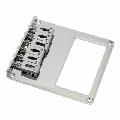 £21 • Buy Hosco Hardtail Telecaster Bridge With Humbucker Mounting (Chrome)