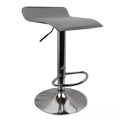 Bar Stools Set Of 2 Leather Adjustable Height Counter Swivel Dining Bar Chair • $54.14