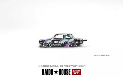 Kaido House X MINI GT - Datsun 510 Pro Street HKS V1 #068 • £22.04