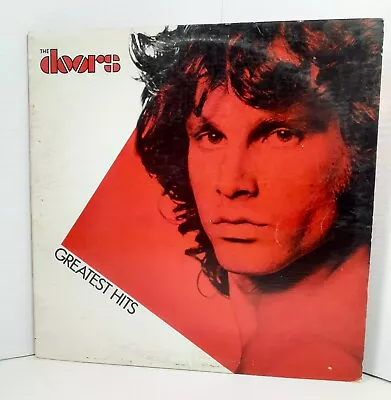 THE DOORS Greatest Hits 1980 LP Vinyl Record SE515 Elektra JIM MORRISON Insert • $14.99