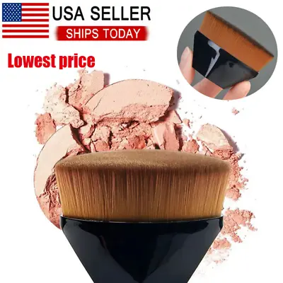 Foundation Makeup Brush Flat Top Kabuki Hexagon Face Blush Liquid Powder  • $3.99