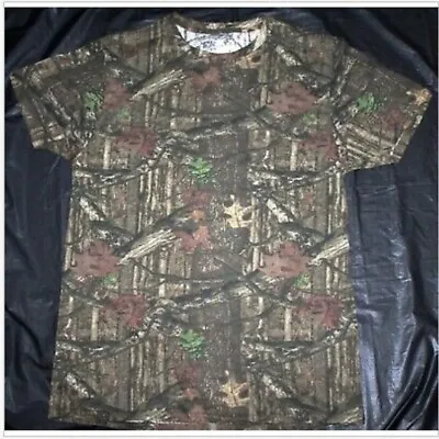 Mossy Oak Camo Short Sleeve Forest Hunting T-Shirt Size Medium • $19.99