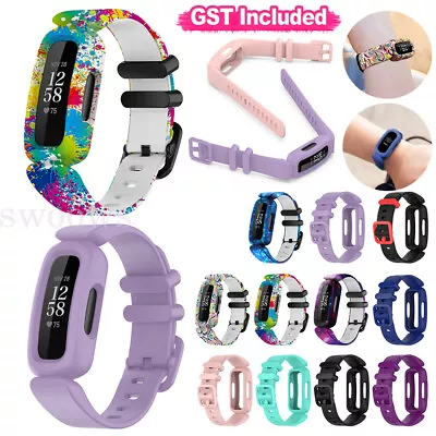 Kids Watch Silicone Replacement Wrist Strap For Fitbit Ace 3 Inspire 2 Band • $4.82