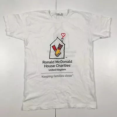 Ronald McDonald T-Shirt Small White Charity • £5.45