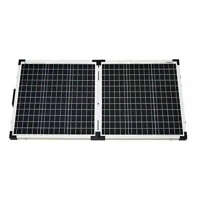 100 Watt Foldable Portable Solar Panel Monocrystalline Solar Suitcase Camping • £129