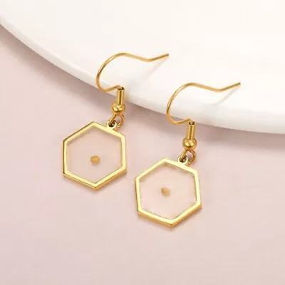 Christian Faith Earrings 18K Gold Mustard Seed Drop Earrings Dainty Minimalist • $31.88