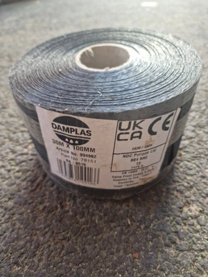 £7.50 • Buy DPC Roll Damp Proof Course Membrane Brick Block Work BBA Approved 
