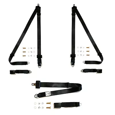  Rear Seat Belt Kit Of 3 To Suit Toyota Landcruiser FJ40 HJ45 5 Door Wagon ADR A • $268.94