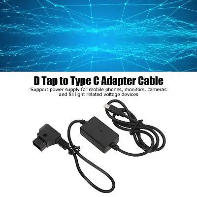 D Tap Male To Regulated 5V USB Type C Output Power Cable For Mobile Phone Mo GDS • £15.85