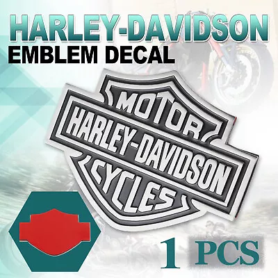 Metal Tank Badge Emblem For Harley Davidson Dyna Sportster 48 3D HD Decal • $11.24