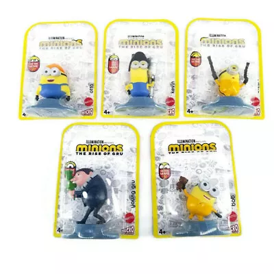 NEW Minions Rise Of Gru Lot Of 5 Mattel Mini Figurines Micro Collection Toys • $12.56