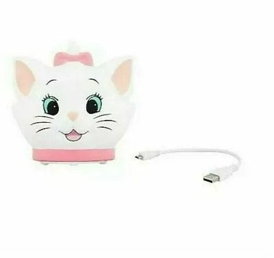 £10.99 • Buy Rechargeable Disney Baby Aristocats Marie NightLight White Pink Mauve Blue&green