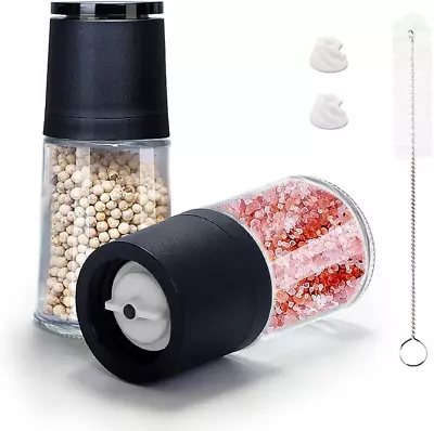 Rayuda Salt And Pepper Mills Set With Adjustable Non-Corrosive Ceramic Grinder 2 • £14.10